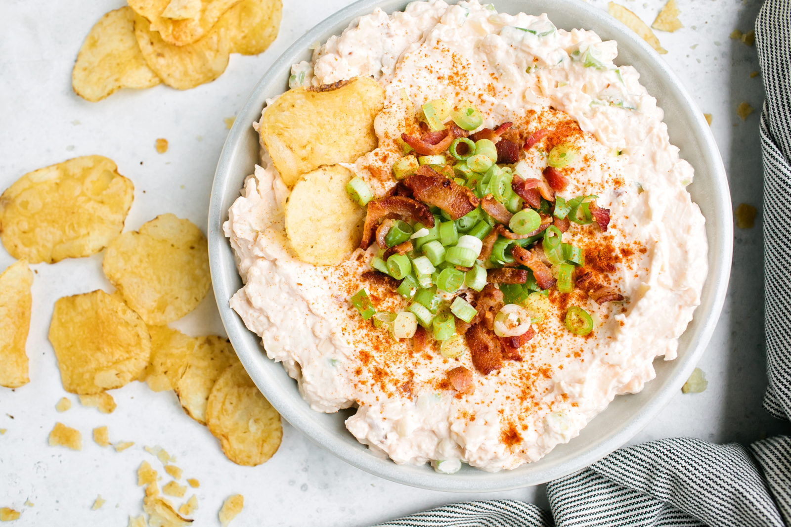 Loaded Potato Chip Dip - Roth Cheese