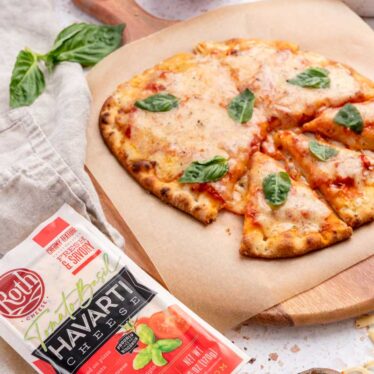 Tomato Basil Havarti Flatbread