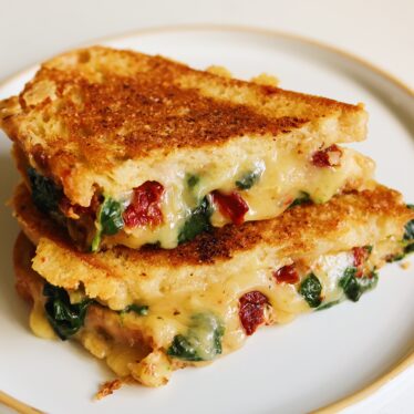 Marry Me Grilled Cheese with Sun-Dried Tomato & Spinach