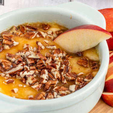 Creamy Havarti Caramel Apple Dip