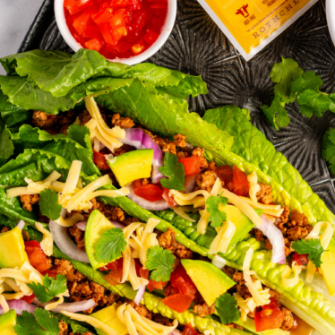 Creamy Havarti Turkey Taco Lettuce Wraps