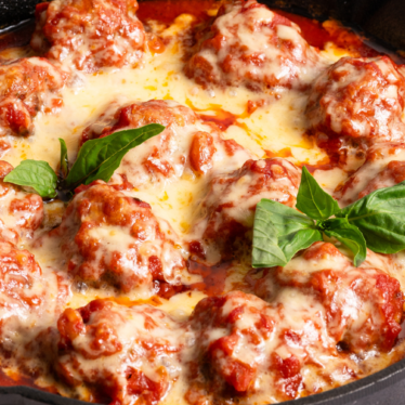 Creamy Havarti Stuffed Meatballs