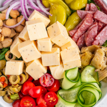 Tomato Basil Havarti Chopped Salad