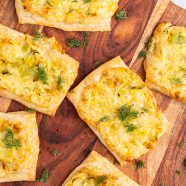 Leek Puff Pastry with Dill Havarti