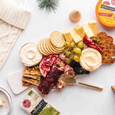 Winter/Holiday Cheese and Dip Board